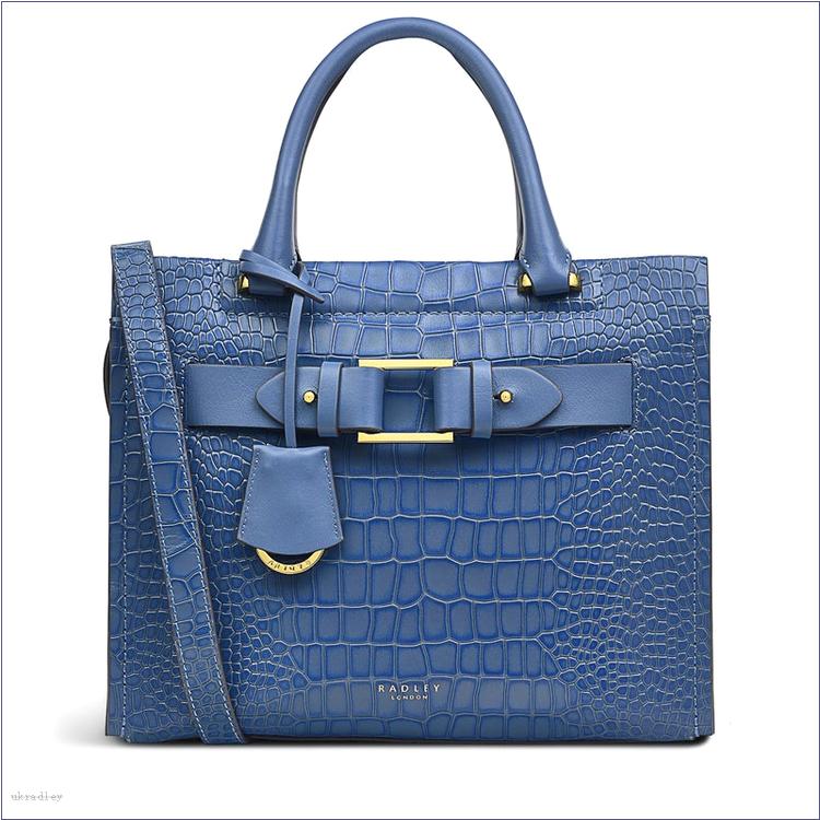  BAGRadleyUK Agnes Street Faux Croc, Medium ZipTop Multiway Bag