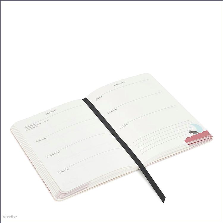  BAGRadleyUK Christmas Stars, A6 Diary / Agenda