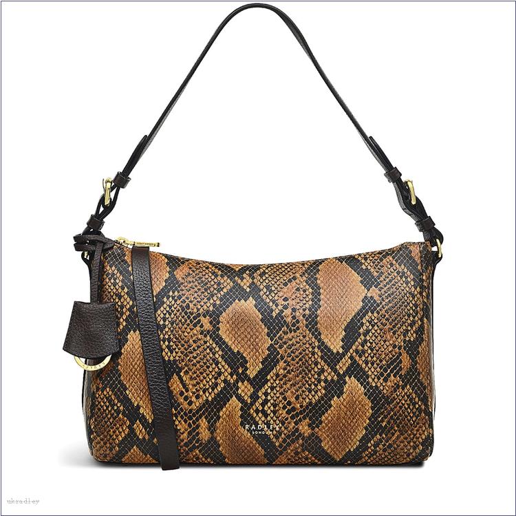  BAGRadleyUK Dukes Place - Faux Snake, Medium Zip-Top Shoulder