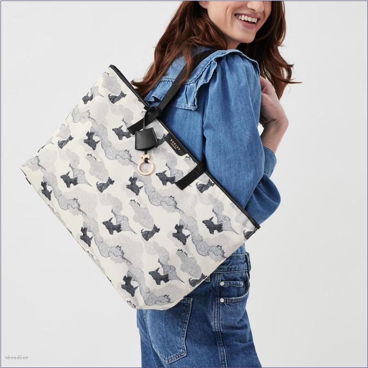  BAGRadleyUK Maple Cross - Head In The Clouds, Large Zip-Top Shoulder Bag