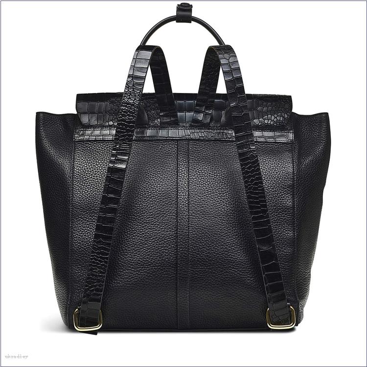  BAGRadleyUK Mayfair Lane - Faux Croc, Medium Flapover Backpack