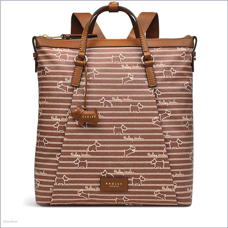  BAGRadleyUK BAGRadleyUK Stripe Responsible, Medium Ziptop Backpack