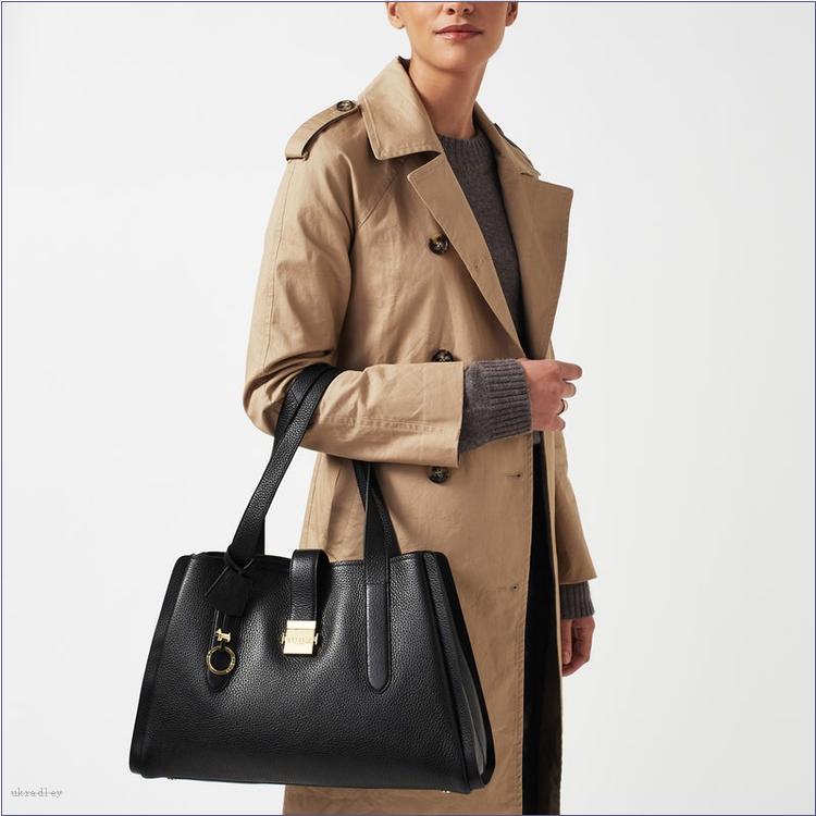  BAGRadleyUK Sloane Street, Large Zip-Top Shoulder