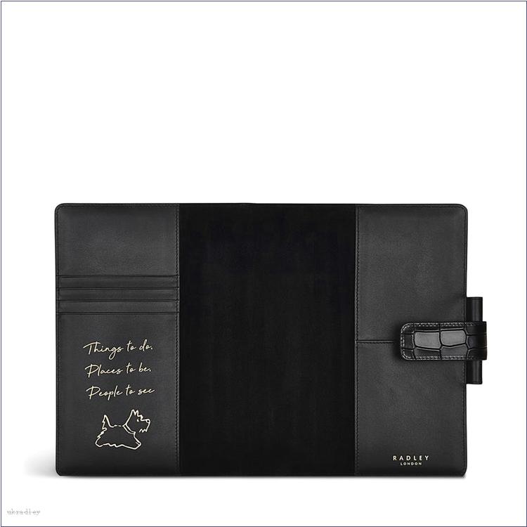  BAGRadleyUK Thomas Road - Faux Croc, A5 Refillable Notebook